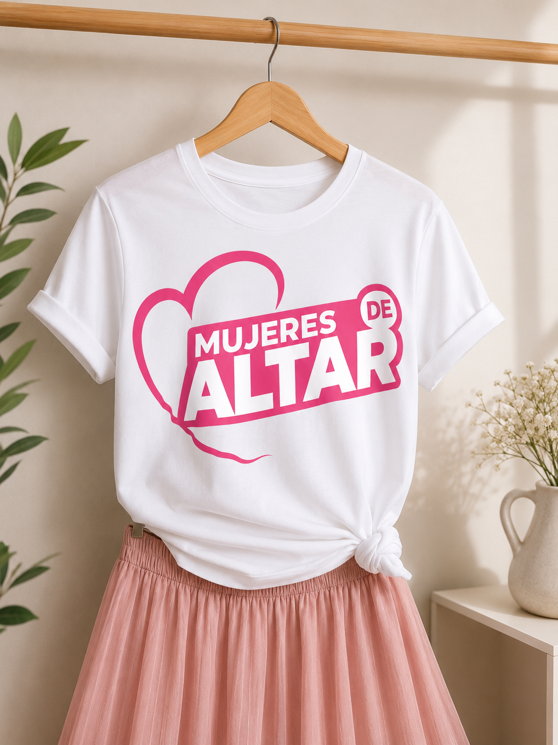 Camiseta Cristiana "Mujeres de Altar" | Camisa de Fe para Mujer | Diseño Cristiano | Regalo para Mujeres Cristianas