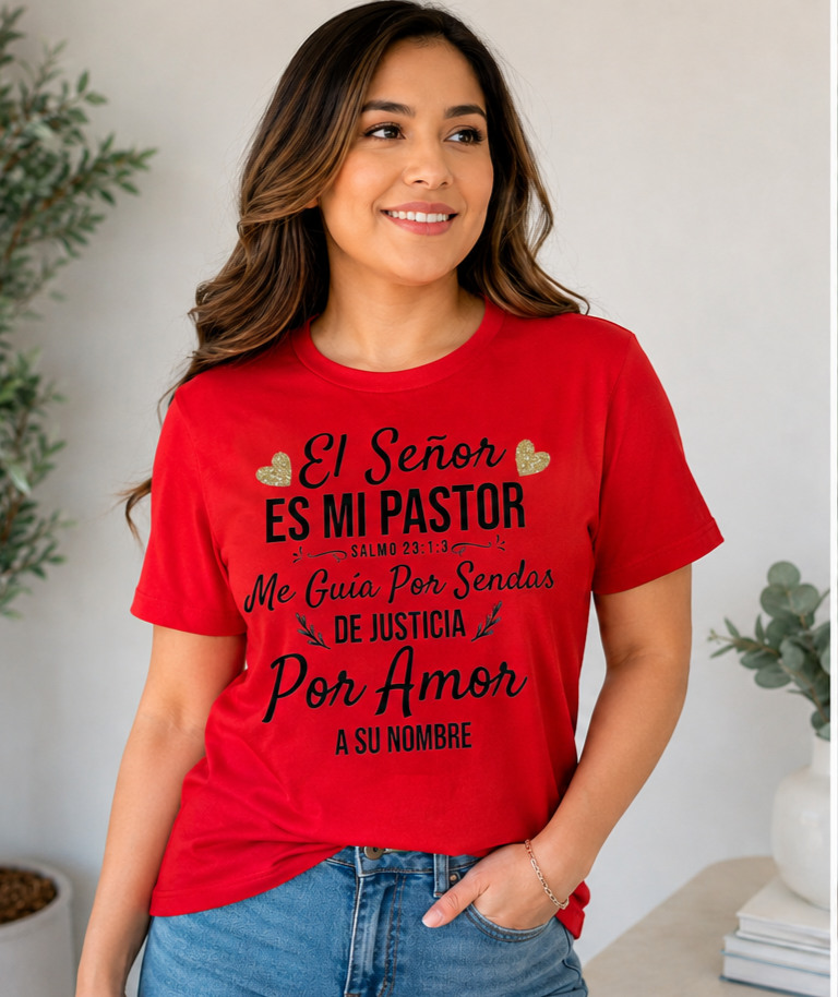 El Señor Es Mi Pastor Shirt | Psalm 23 Christian T-Shirt