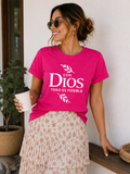 Faith Shirt | con Diostodo es posible  | Bible Inspired Apparel