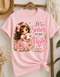 Camiseta Cristiana para Mujer | El Señor es Mi Pastor | Salmo 23:1 | Camiseta de Fe